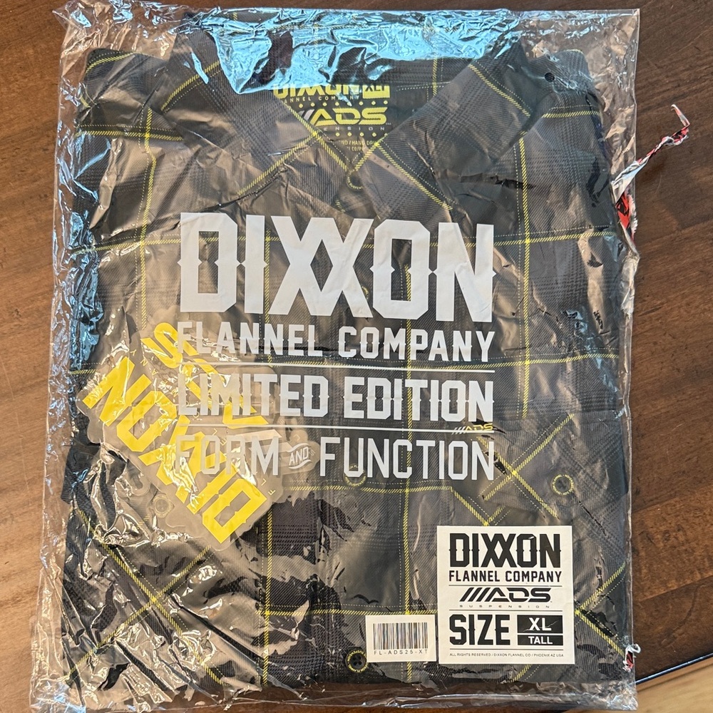 DIXXON Black and Yellow Flannel Shirt
